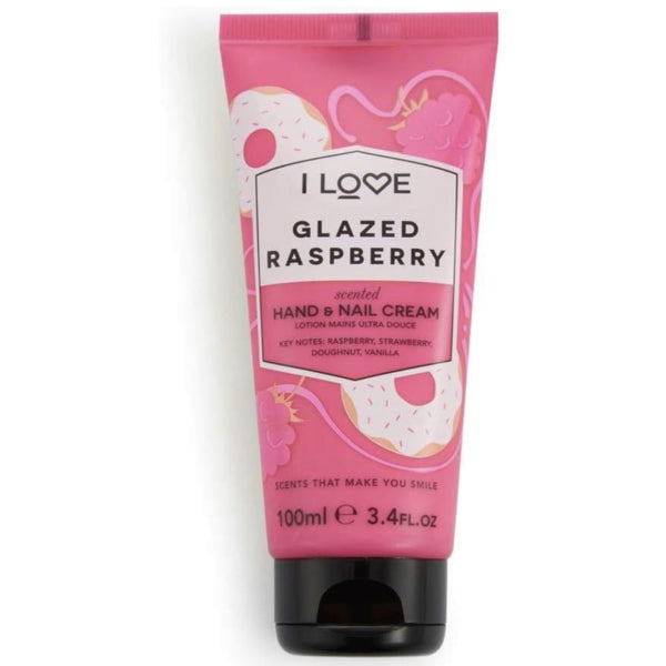 I Love Glazed hand cream raspberry 100ml, UK version