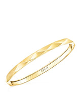 Harrods Graff Yellow Gold Laurence Graff Signature Bangle- Buy online at McGrocer