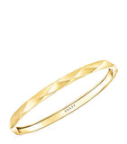 Graff yellow gold bangle 4mm - British product