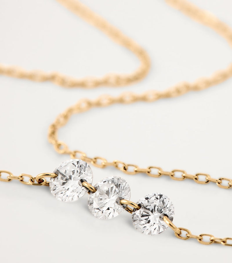 Persée Danaé yellow gold diamond bracelet (British brand)