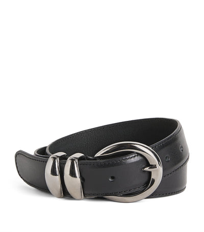 Harrods Sandro Paris Leather Belt- Buy online at McGrocer