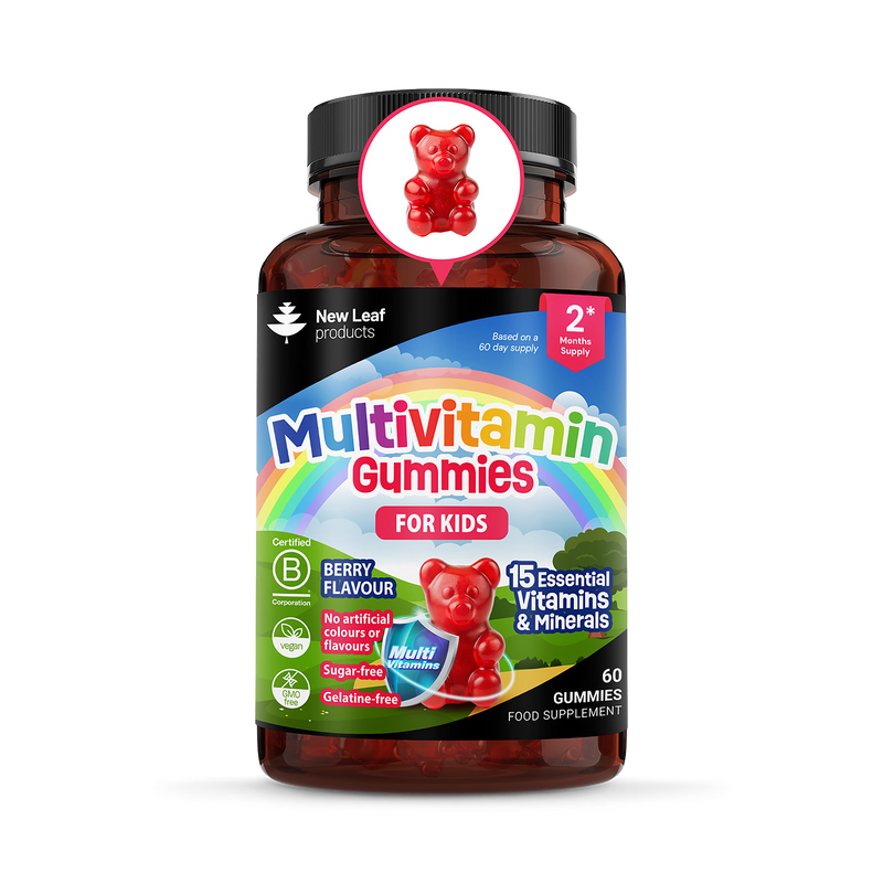 New Leaf Kids Multivitamin Gummies 60 count, UK version