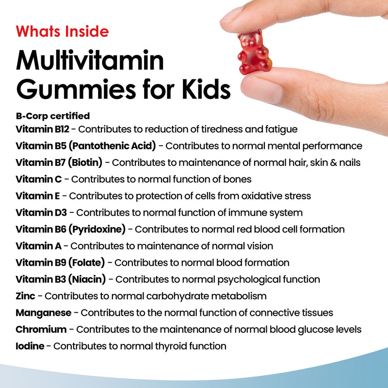 New Leaf Kids Multivitamin Gummies 60 count, UK version