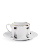 Fornasetti Tema e Variazioni teacup and saucer - British product