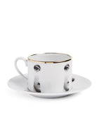 Fornasetti Tema e Variazioni teacup and saucer - British product