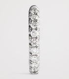 Spinelli Kilcollin single white gold diamond hoop earring, UK version