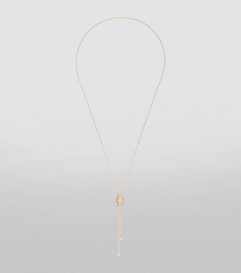 Piaget Possession pendant necklace rose gold and diamond (British brand)
