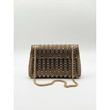 SVNX gold embellished shoulder bag, imported from the UK
