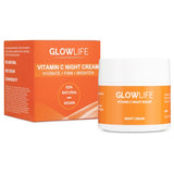 Glowlife Vitamin C Night Cream 50ml moisturiser, UK version