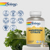Solaray magnesium citrate capsules 400mg 180 count, imported from the UK