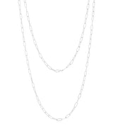 Harrods Annoushka White Gold Long Cable Chain 60 cm- Buy online at McGrocer