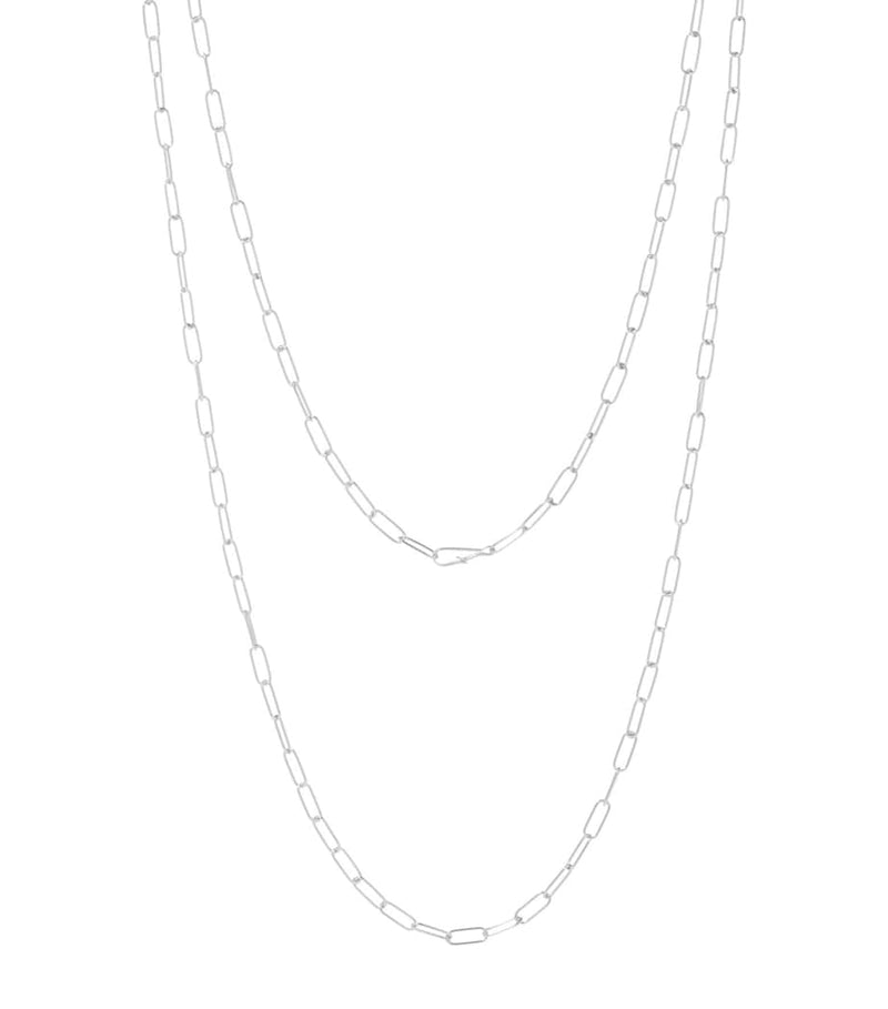 Annoushka white gold cable chain 60cm, imported from the UK