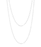 Annoushka white gold cable chain 60cm, imported from the UK