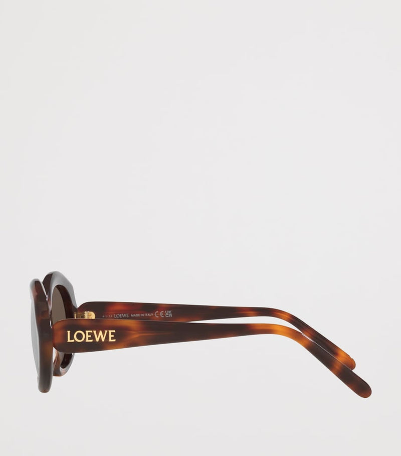 LOEWE Mini Oval Sunglasses acetate, imported from the UK
