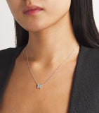 Suzanne Kalan princess mini butterfly white gold diamond necklace - British product