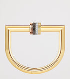 Boucheron Quatre Classique tube bracelet mixed gold diamonds - British product