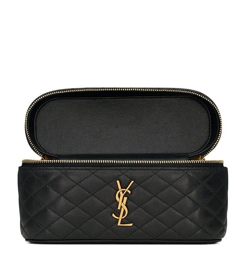 Saint Laurent Mini Gaby quilted top-handle bag (British brand)