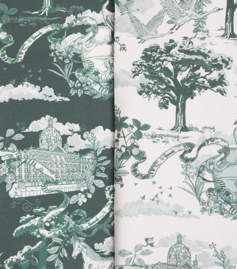 Harrods Toile tea towels set of 2, UK version