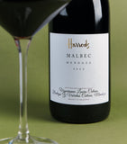 Harrods Mendoza Malbec 75cl red wine, imported from the UK