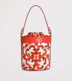 Dolce&Gabbana Kids Majolica bucket bag with embroidery, compact size (British brand)