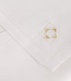 Dea Linen Embroidered Liri Napkin 45cm x 45cm - British product