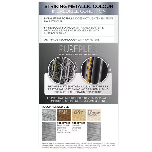 Colour Freedom permanent hair colour M9 Silver Grey - British product