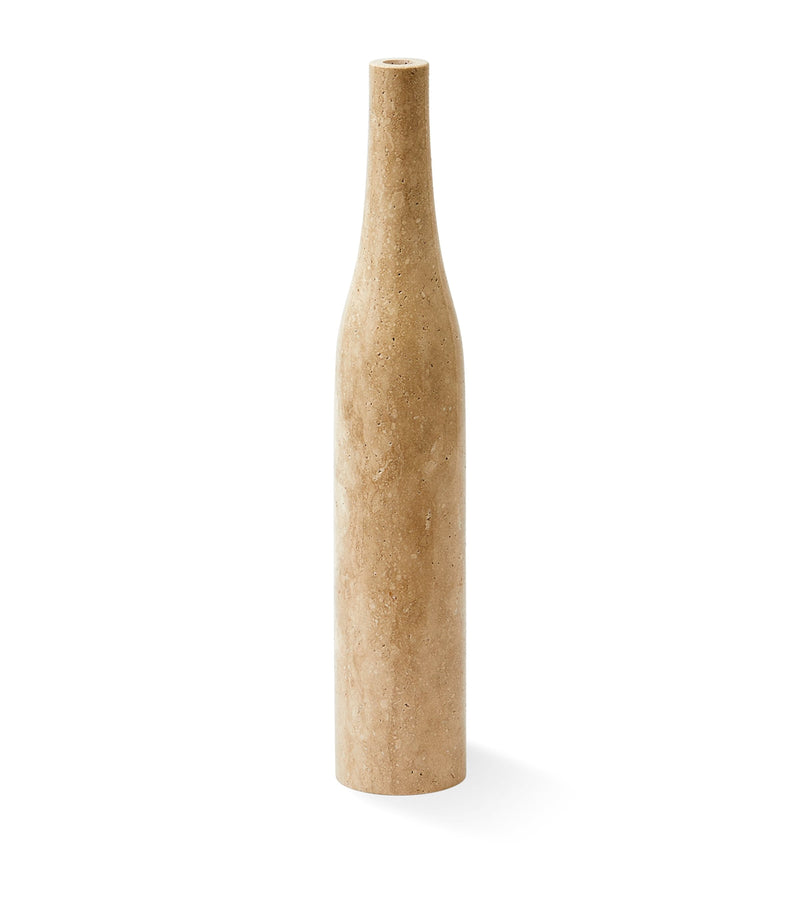 POLSPOTTEN marble bottle candle holder 47cm, imported from the UK