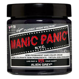 Superdrug Manic Panic High Voltage Hair Dye Alien Grey 118ml- Buy online at McGrocer