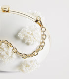 Self-Portrait satin embellished clutch bag - British product
