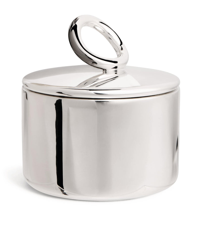Christofle silver-plated Vertigo sugar bowl - British product