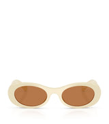 Harrods Miu Miu Acetate Oval MU06ZS Sunglasses- Buy online at McGrocer