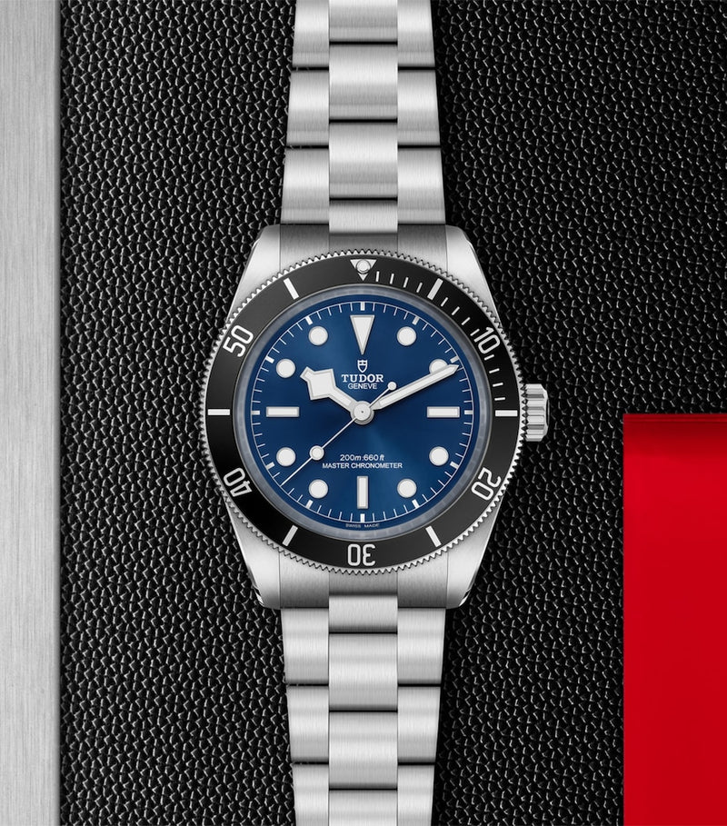 TUDOR Black Bay 68 stainless steel watch 43mm, imported from the UK
