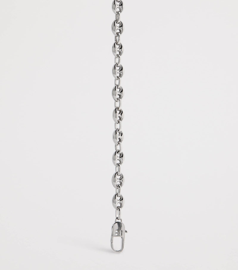 Tateossian Sterling Silver Marine Link Chain Bracelet (British brand)