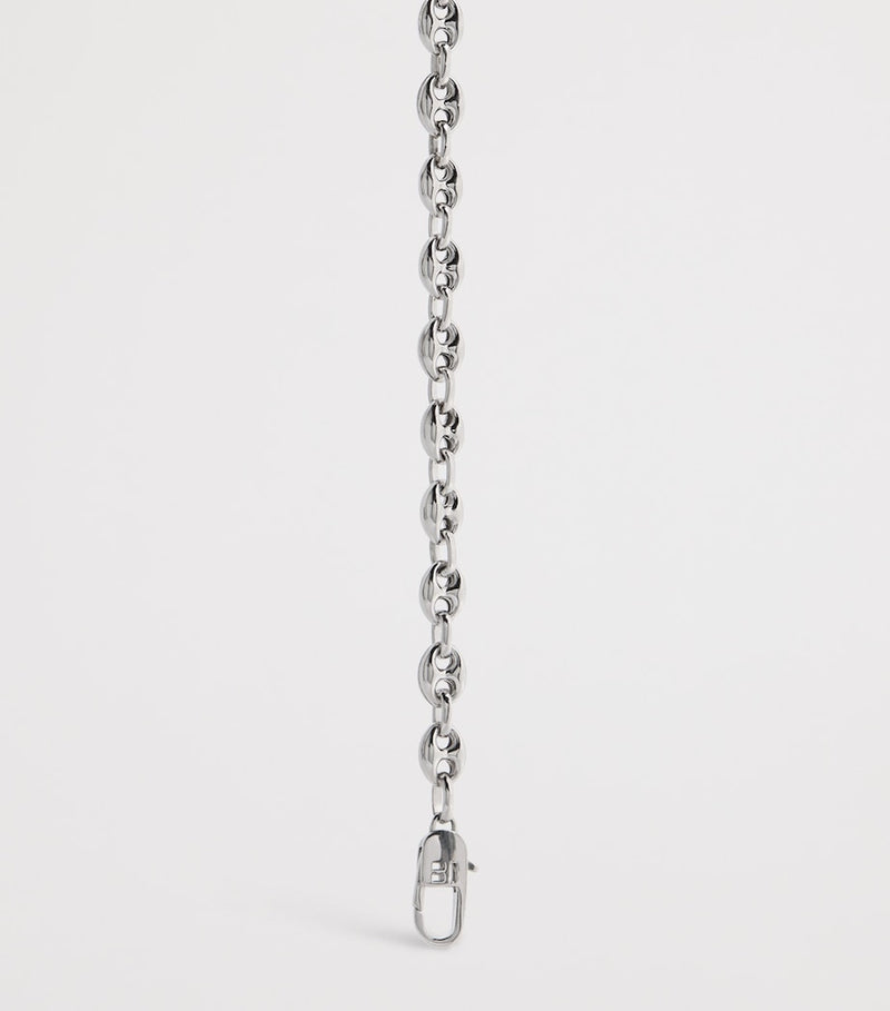 Tateossian Sterling Silver Marine Link Chain Bracelet (British brand)