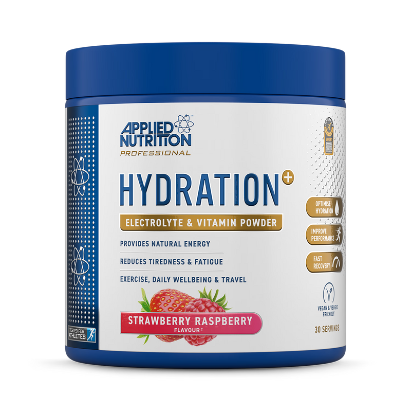 Applied Nutrition Hydration+ powder strawberry raspberry 240g, UK version