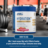 Applied Nutrition Hydration+ powder strawberry raspberry 240g, UK version