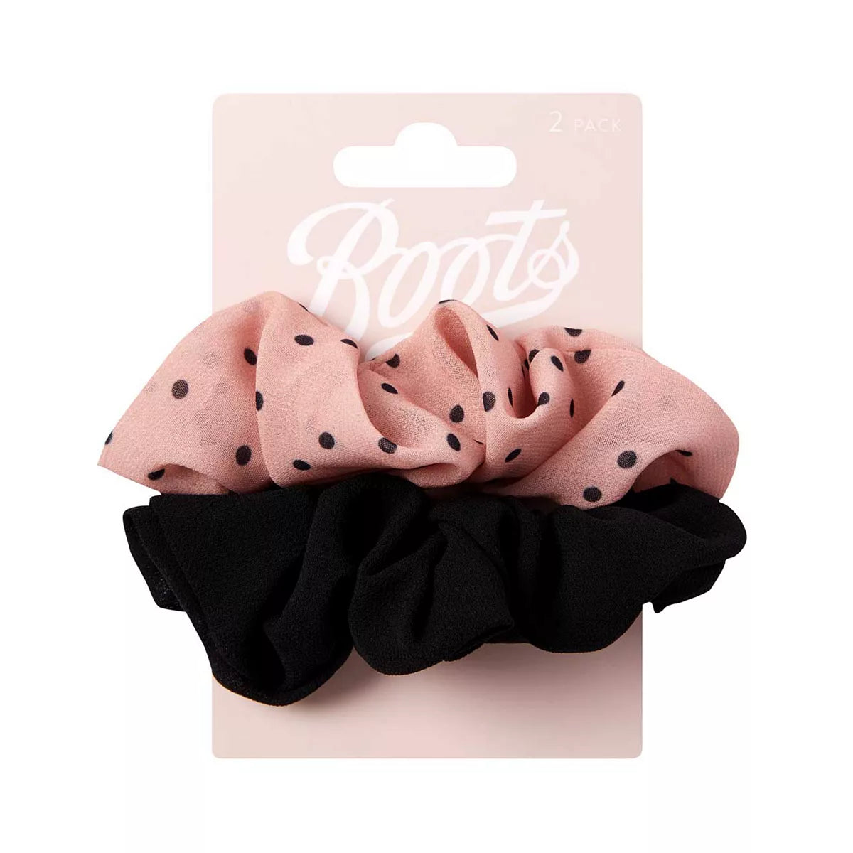 Boots Black and Print Scrunchie 2 pk - McGrocer