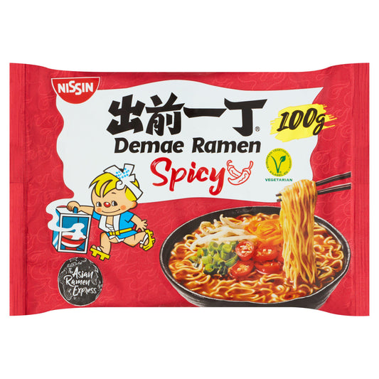 Nissin Demae Ramen Spicy Japanese Noodlesoup 100g