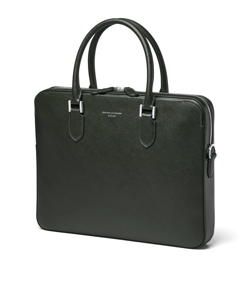 Aspinal of London Mount Street leather briefcase (British brand)