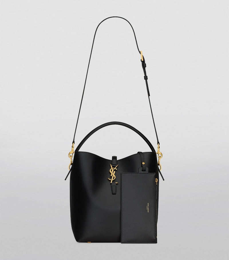 Saint Laurent Le 37 bucket bag in smooth leather - British product