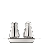Christofle Jardin d'Eden silver-plated salt and pepper shakers with tray - British product