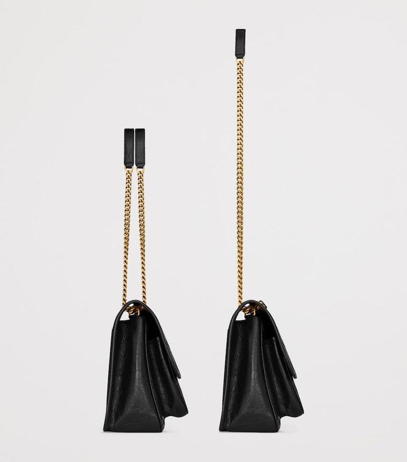 Saint Laurent Niki medium shoulder bag in textured calfskin (British brand)