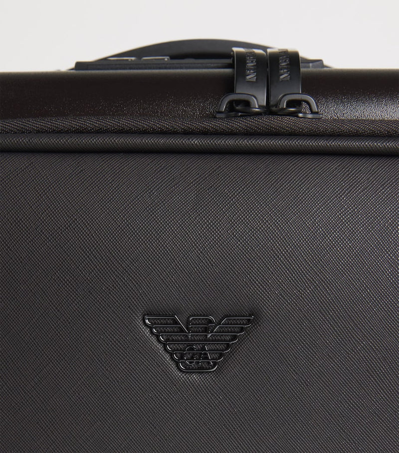 Emporio Armani Logo carry-on suitcase 55cm (British brand)