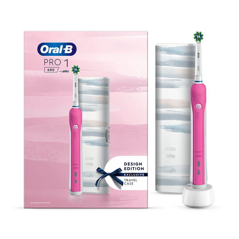 Oral-B Pro Series 1 pink electric toothbrush, UK version