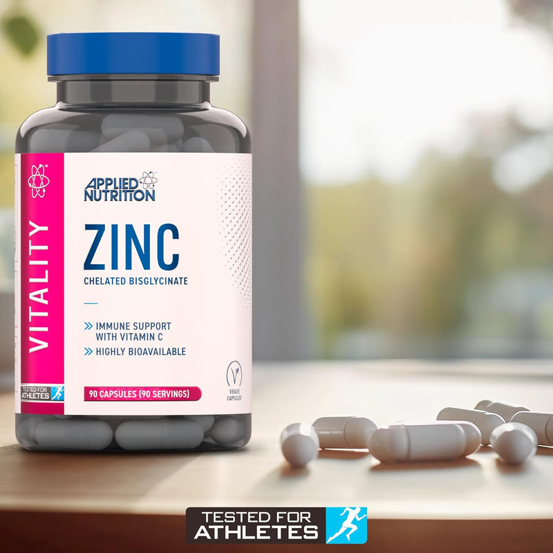 Applied Nutrition Zinc 90 capsules supplement (British brand)