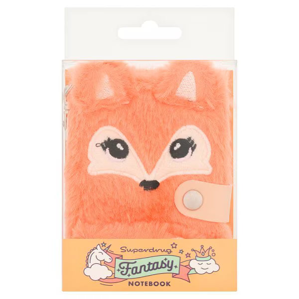 Fantasy Fluffy Fox Notebook design cover - British product