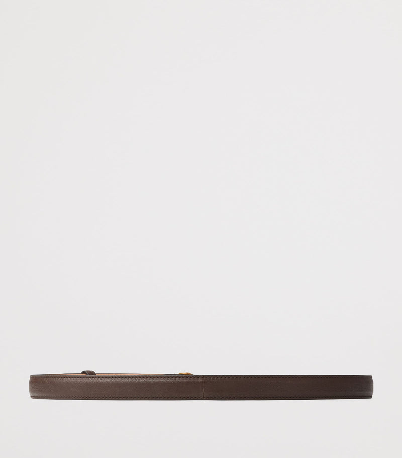 Jimmy Choo diamond clasp belt in calf leather, UK version