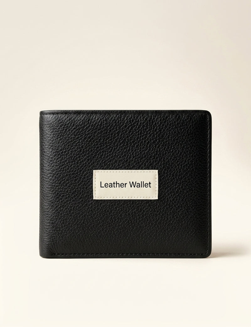 Prada leather wallet with note compartment and card slots 11x8.5cm (British brand)