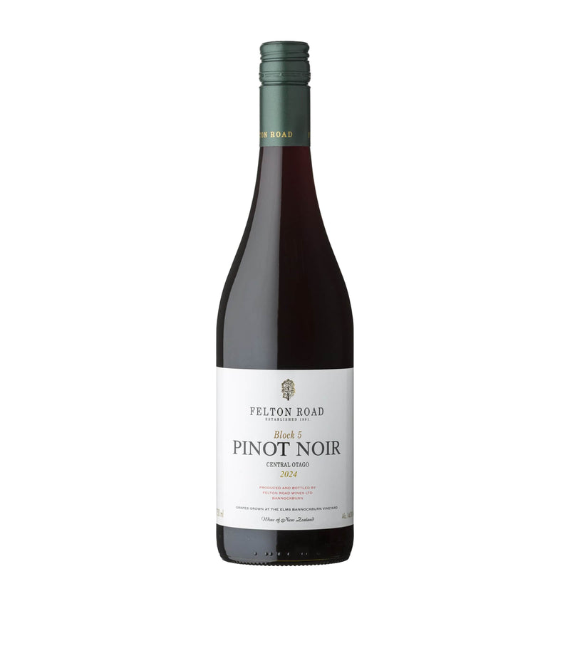 Felton Road Block 5 Pinot Noir red wine 75cl - British product
