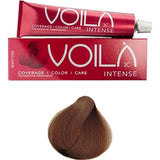 Intercosmo Voila 3C Intense hair colour 4.24 Dark Irdi Copper Brown 60ml, UK version